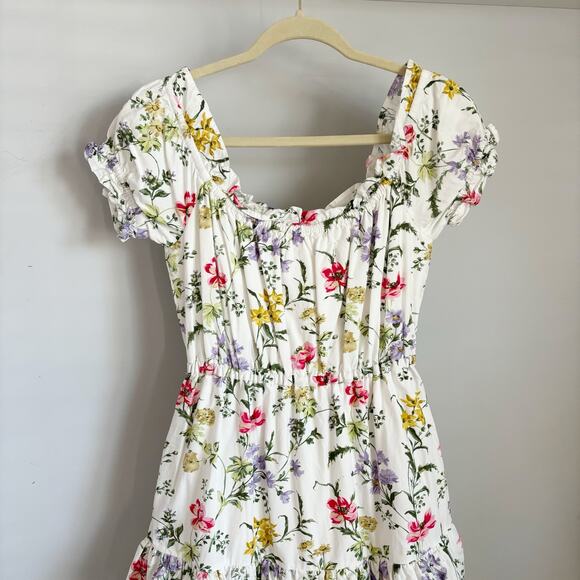Meadows Bacopa Maxi Dress 2 White Floral NEW - Picture 4 of 9